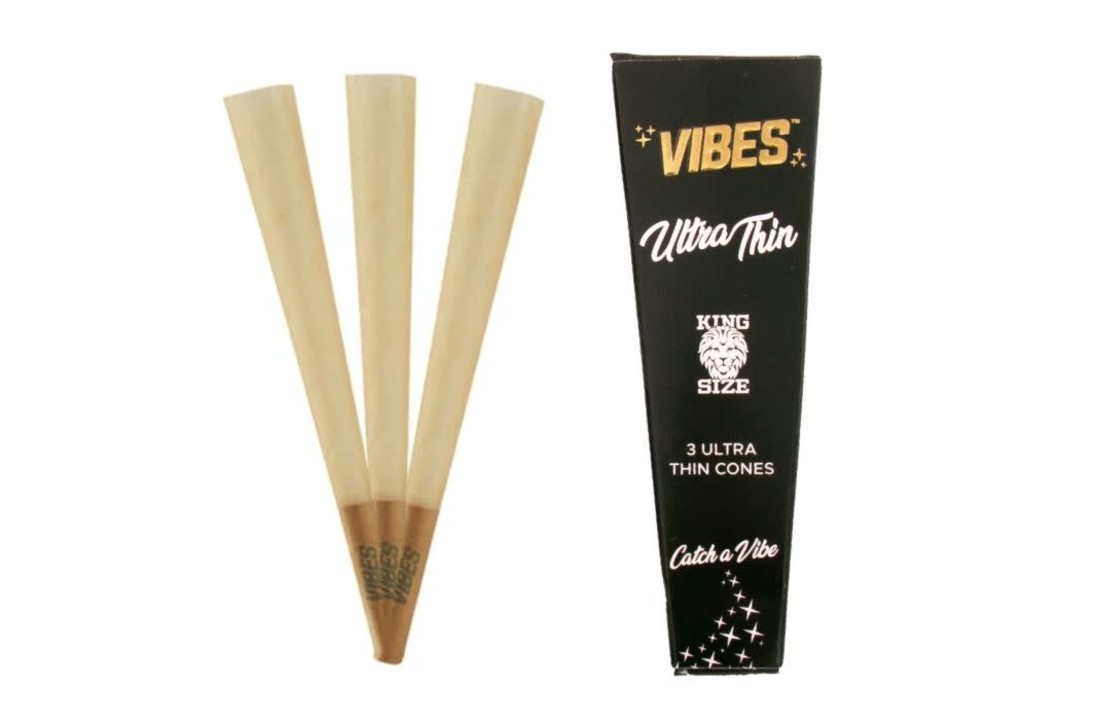 Vibes Ultra Thin Cones Coffin - Kingsize