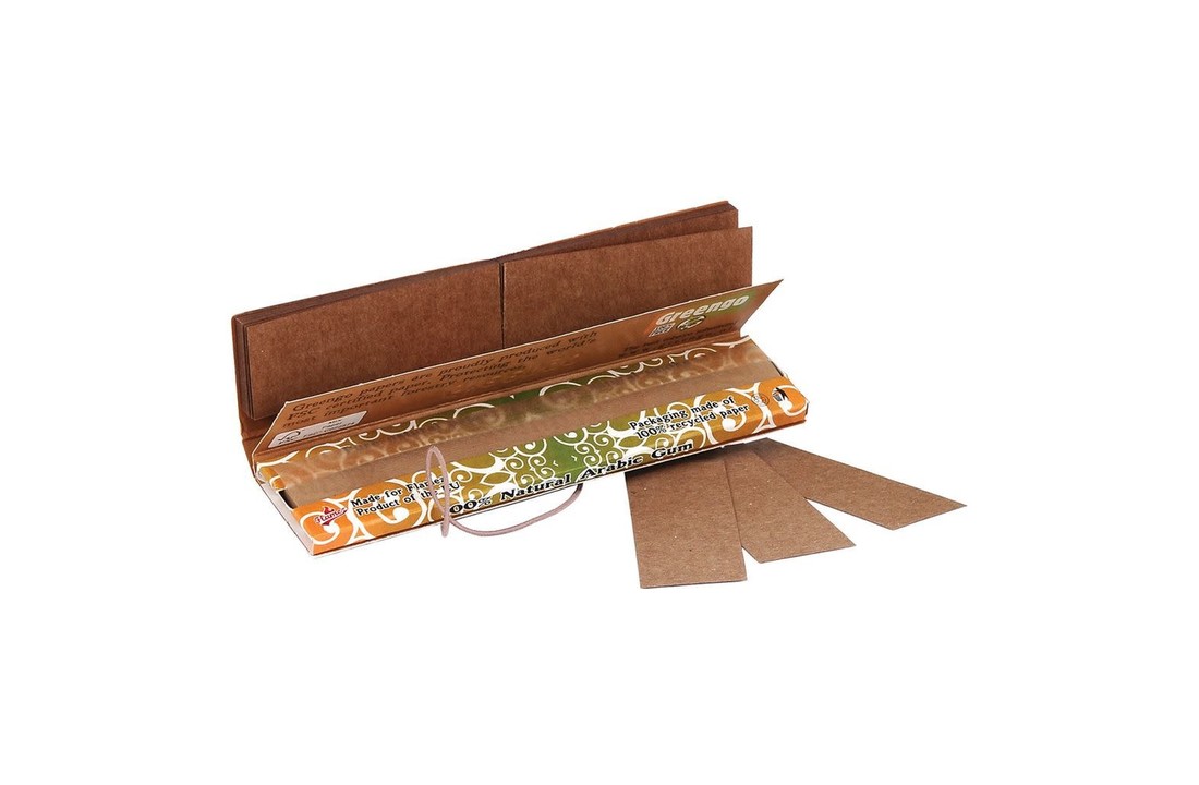 GreenGo Papers Unbleached - Kingsize + 34 Filter Tips