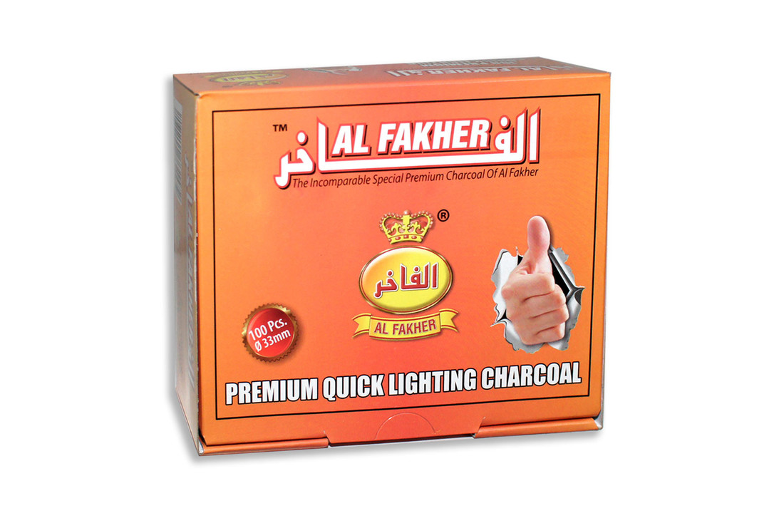 Al Fakher Quick Lighting Charcoal - 33mm