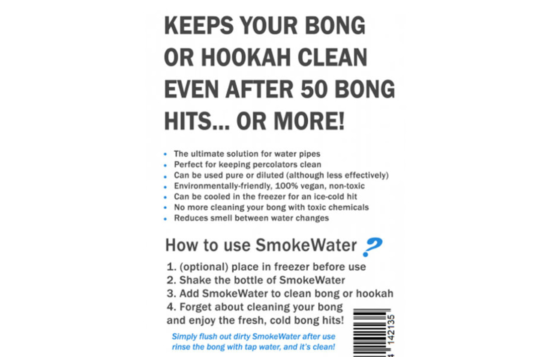 SmokeWater Magic Bong Wasser - 0.5L