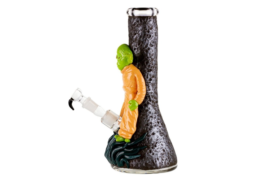 Green Master Yoda Glass Bong - 18.8 mm