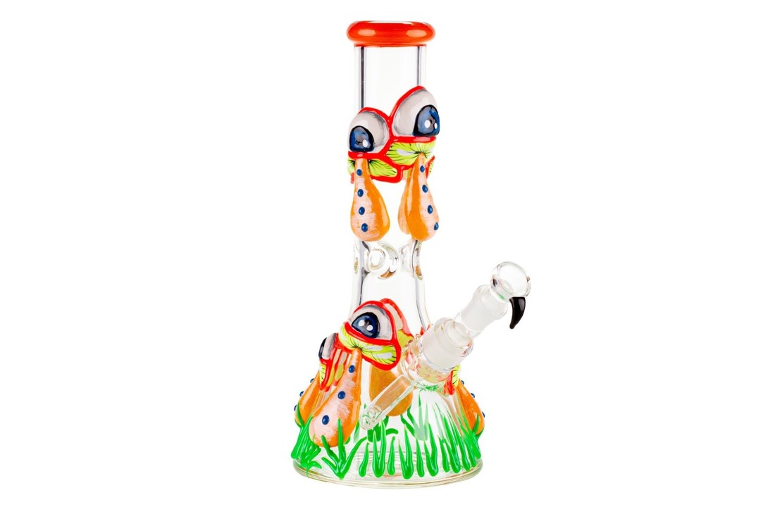 Mushroom Monster Glass Bong - 18.8 mm