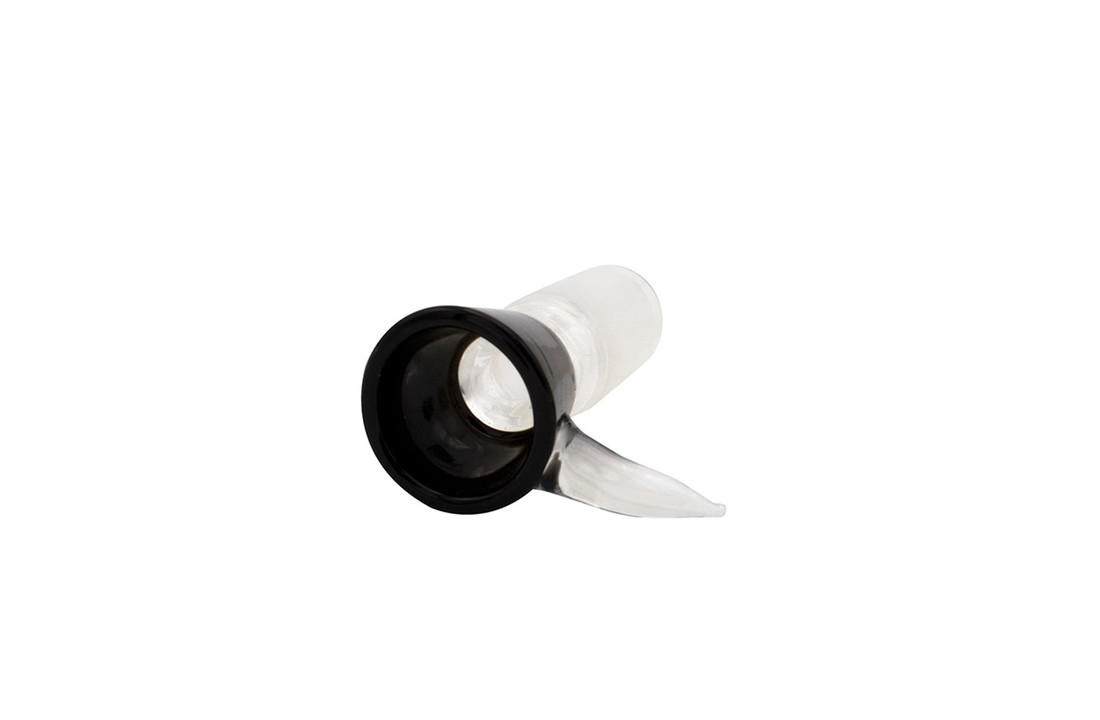 Glass Bowl Black With Handle - 18.8 mm