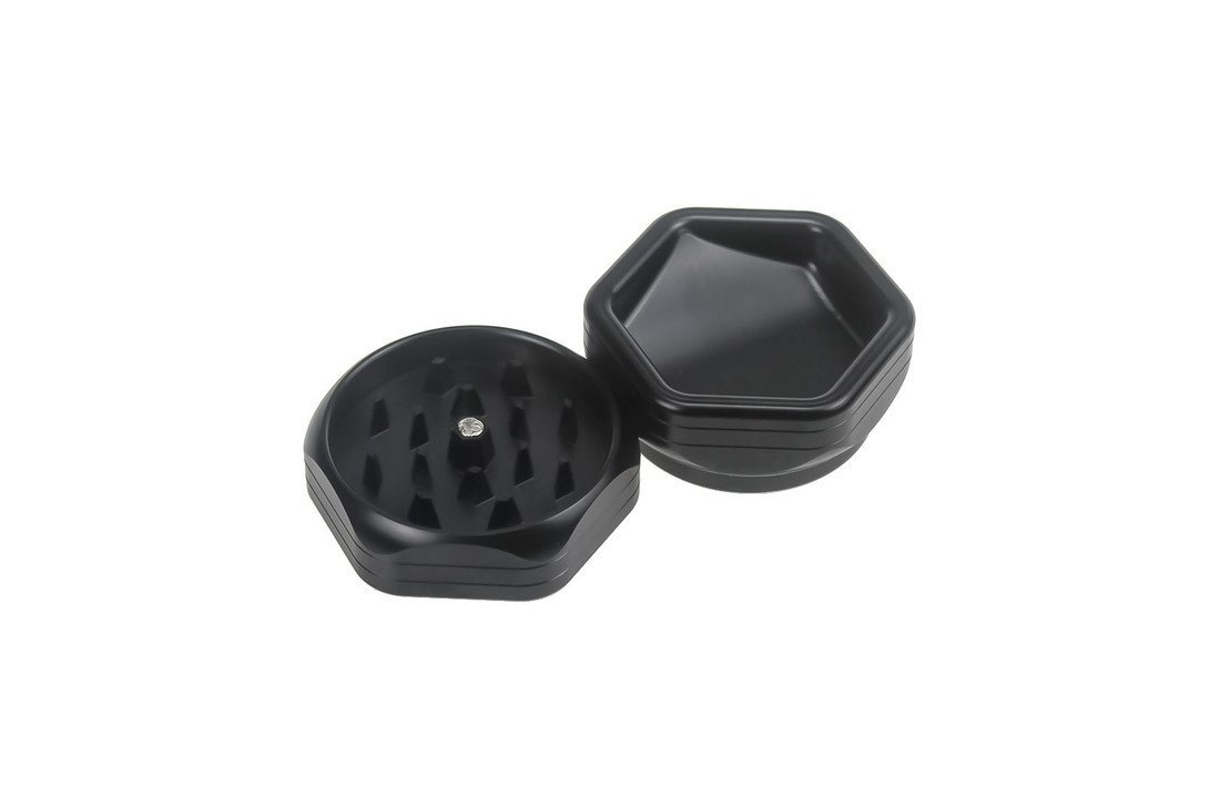 Aluminium-Sechskantschleifer Schwarz 2-teilig - 63mm