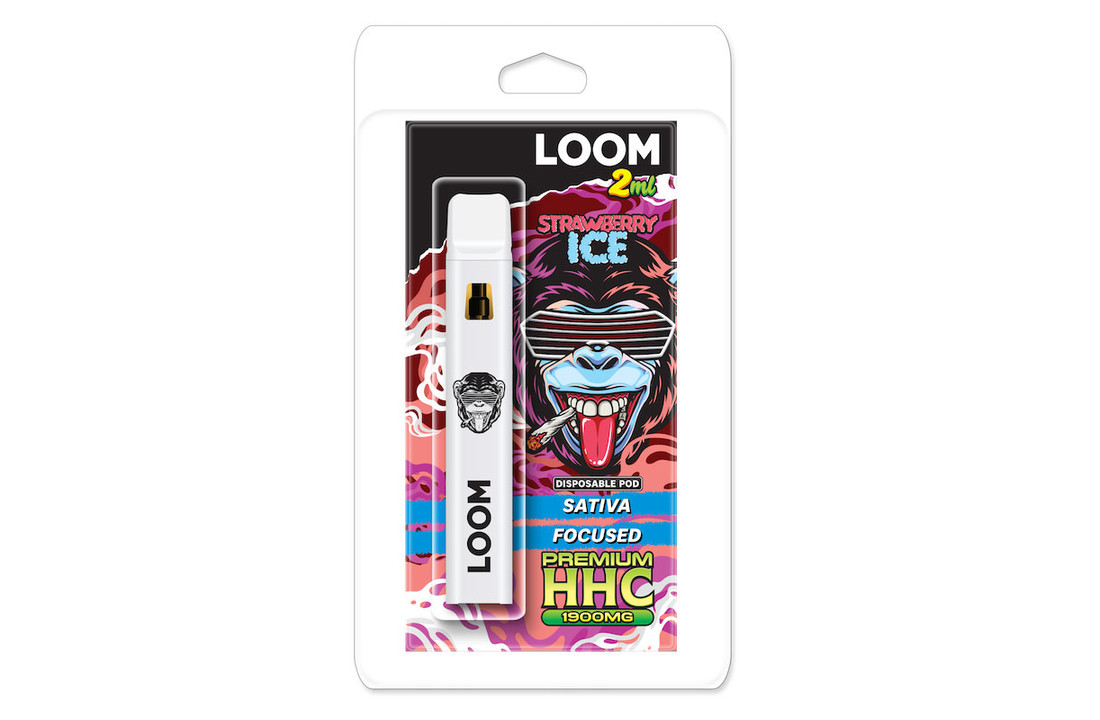 Loom Premium HHC Vape Strawberry Ice - 2ml