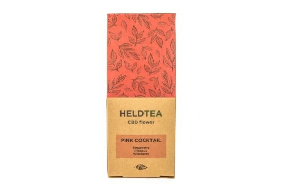 Heldtea CBD Blütentee - Rosa Cocktail