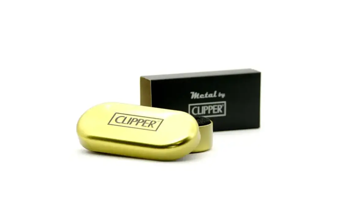 Clipper Metall Gold + Etui