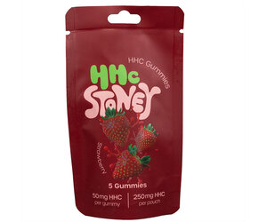 Stoney HHC Gummibärchen Erdbeere 250mg - 50mg x 5pcs
