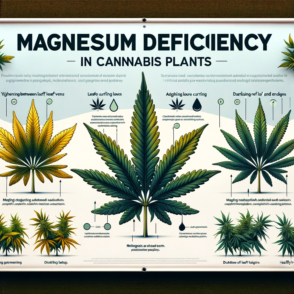 Magnesiummangel bei Cannabispflanzen