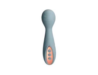 Mini Magic Wand Intense Vibrator Blue