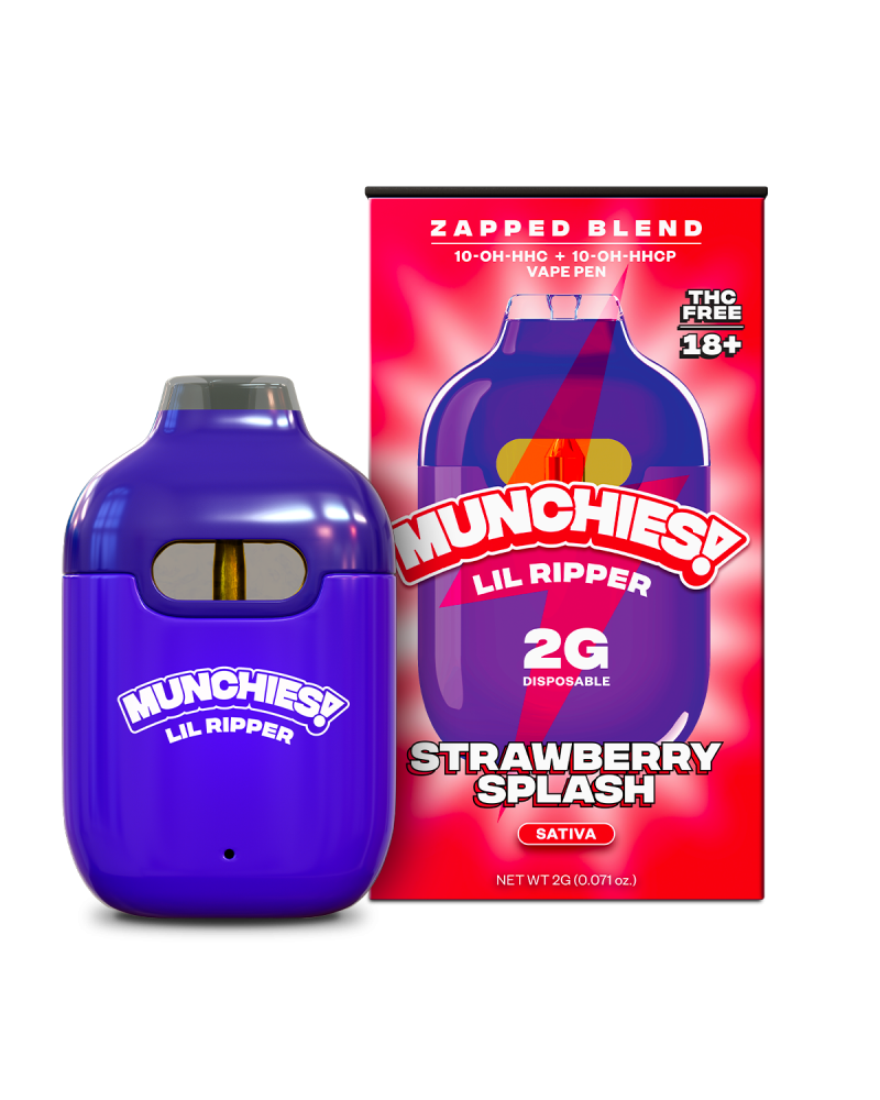 Delta Munchies Strawberry Splash - 2g 10-OH-HHC + 10-OH-HHCP Lil Rippe