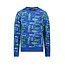 Tygo & Vito Jongens sweater AOP - Navy blauw