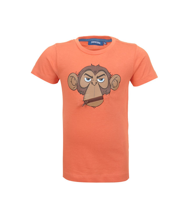 Someone Jongens t-shirt - Bondi-SB-02-E - Helder oranje