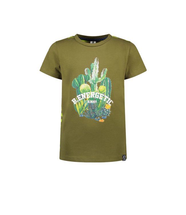 B.Nosy Jongens t-shirt print - Hunter groen