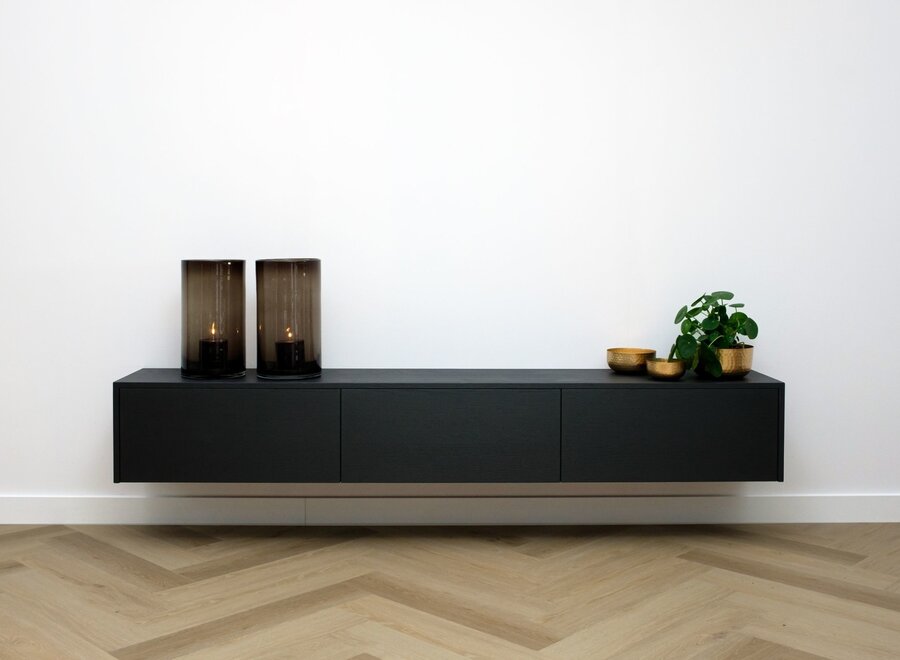 Tv meubel met 3 kleppen eiken (div. kleuren)