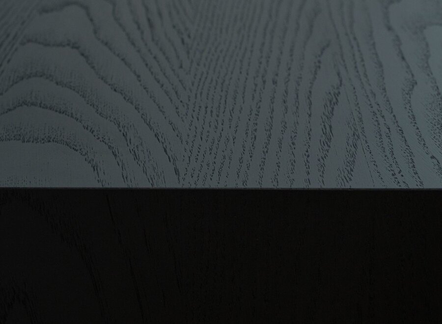 Tv meubel met 3 kleppen in eiken  in kleur naar keuze