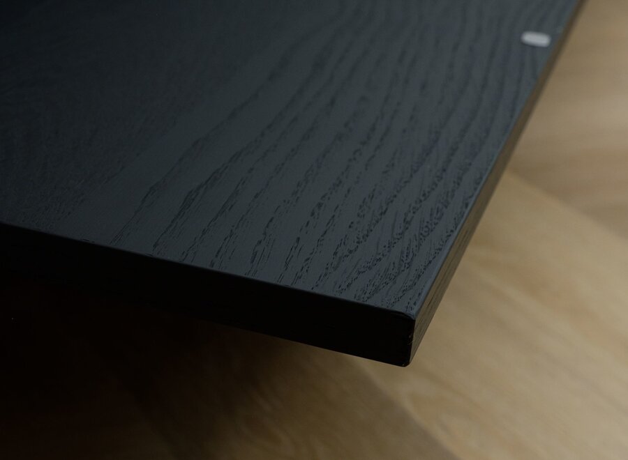 Tv meubel met 3 kleppen in eiken  in kleur naar keuze