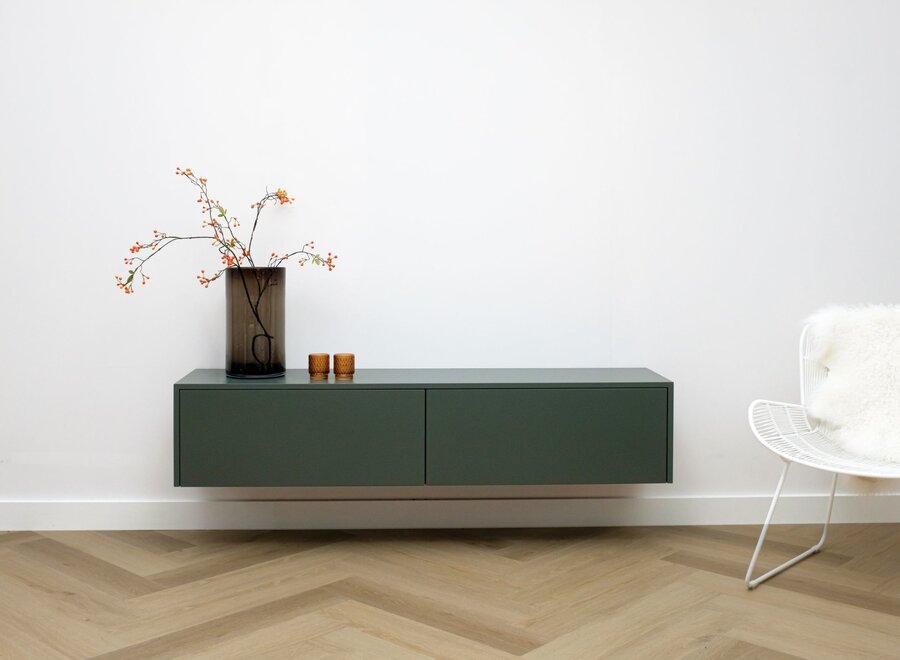 Tv meubel met 2 kleppen (div. kleuren)