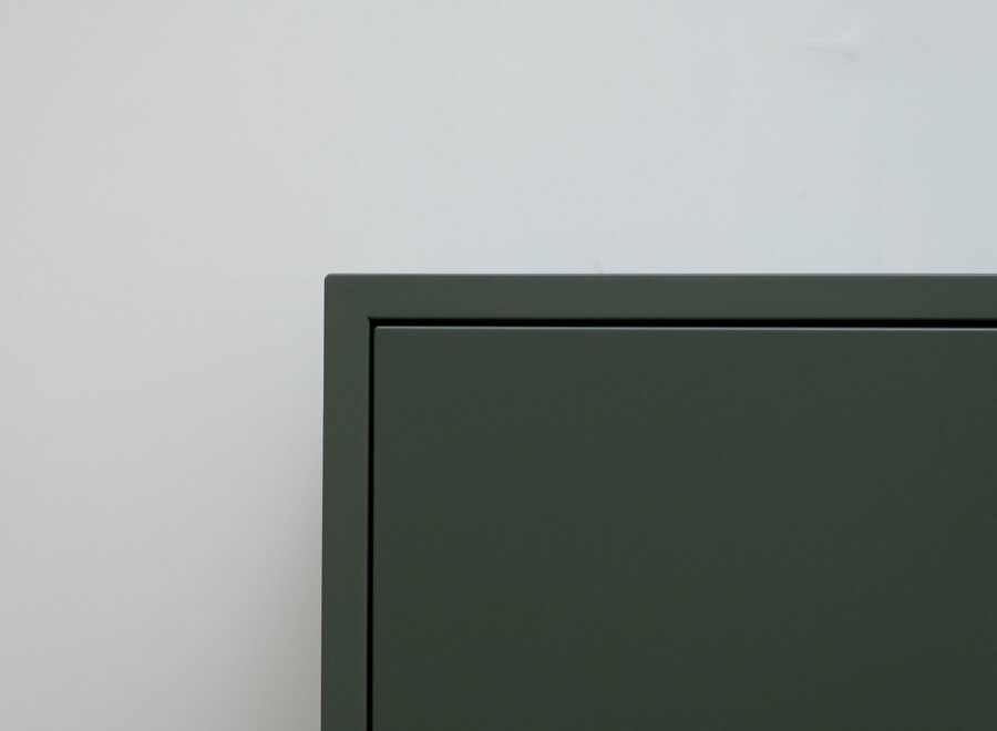 Tv meubel met 2 kleppen in ral kleur naar keuze