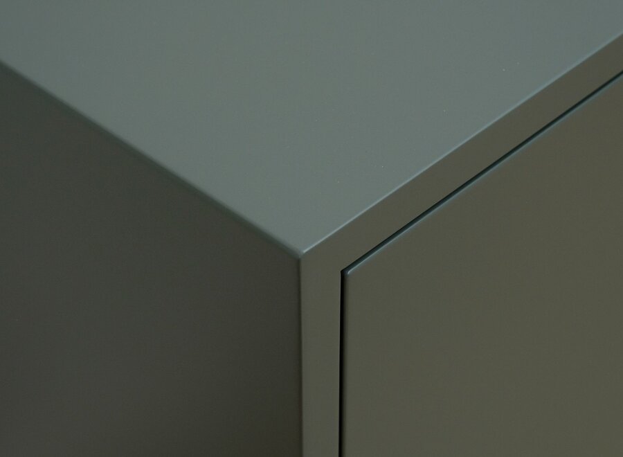 Tv meubel met 2 kleppen in ral kleur naar keuze