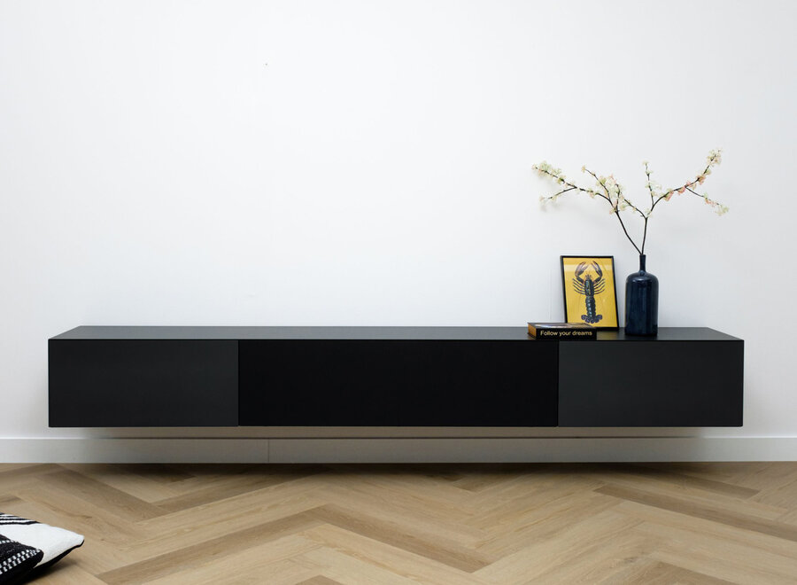 Tv meubel 3 kleppen - speakerdoek