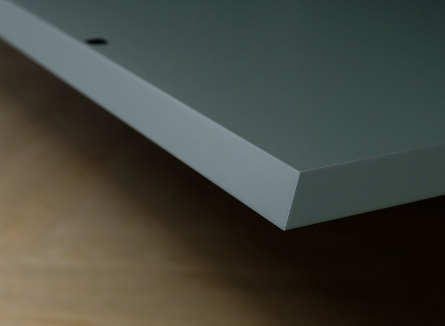 Zwevend Tv meubel met 2 kleppen en speakerdoek