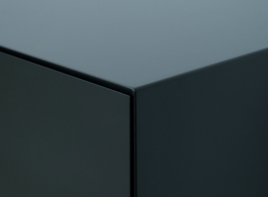 Zwevend Tv meubel met 4 kleppen - in kleur naar keuze