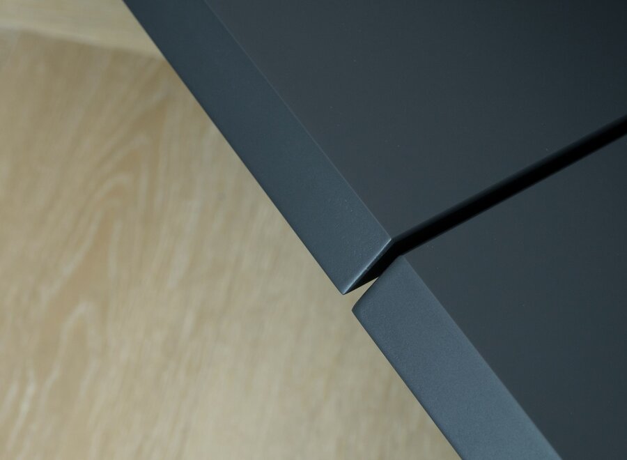 Zwevend Tv meubel met 4 kleppen - in kleur naar keuze - Niels