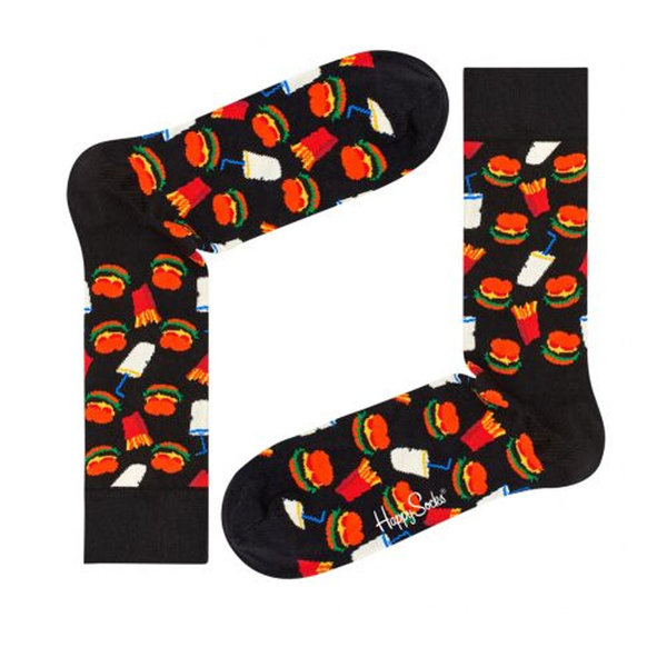 Happy Socks Happy Socks Vrolijke Hamburger Sokken