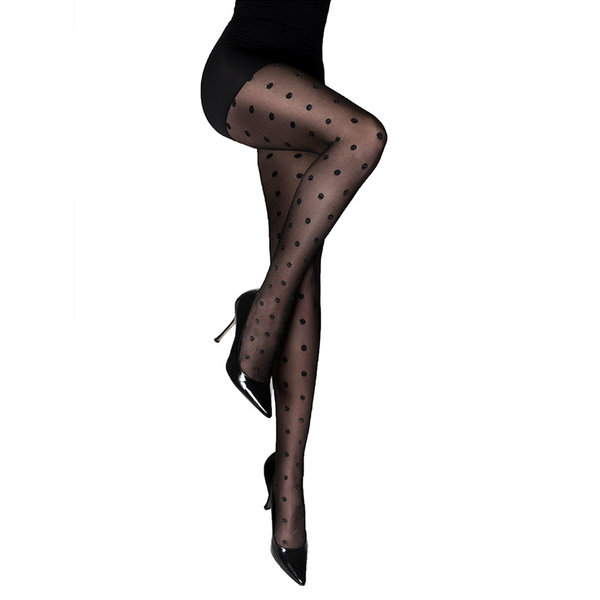 Marcmarcs Marcmarcs Lurex Panty  met Glinsterende Dots