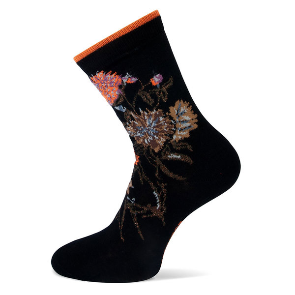 Marcmarcs Marcmarcs Stijlvolle Damessokken met Versierde Bloemen Print
