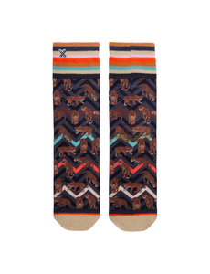 XPOOOS Stoere Zigzag Print Damessokken