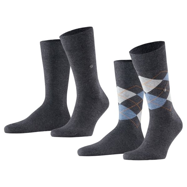 Burlington Burlington Everyday Argyle Herensokken 2-Pack