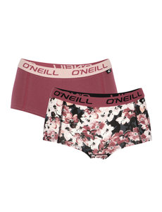 O'Neill Dames Bloemen Shorts Roze 2-Pack