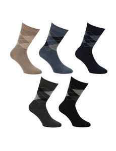 Boru  Geruite Bamboe Sokken