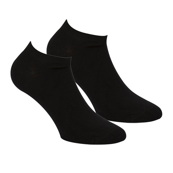 Boru  Boru Bamboe Sneaker Sokken met Badstof Voetbed 2-Pack
