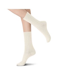 Oroblu Cashmere-Wol Sok met Kabel-Patroon