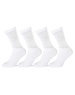 Apollo Witte Sportsokken Unisex 4-Pack