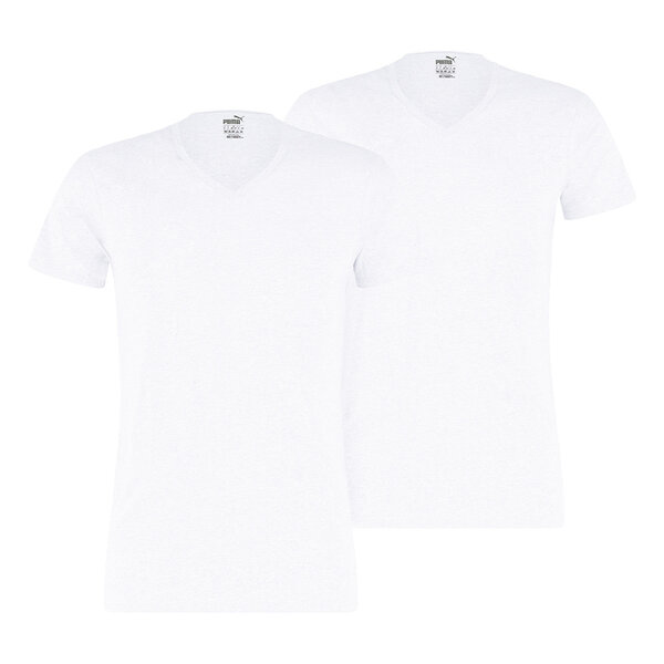 Puma Puma T-shirt V Hals heren 2-Pack