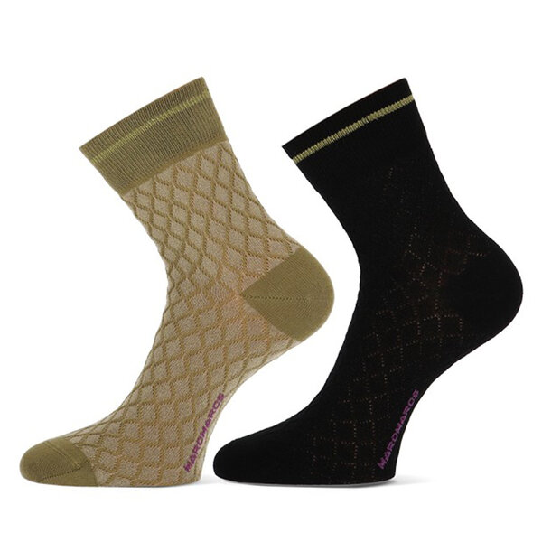 Marcmarcs Marcmarcs Alix Dames Bamboesokken 2-Pack
