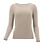 Oroblu Oroblù Perfect Line Cashmere en Modal T-Shirt met Lange Mouwen