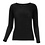 Oroblu Oroblù Perfect Line Cashmere en Modal T-Shirt met Lange Mouwen