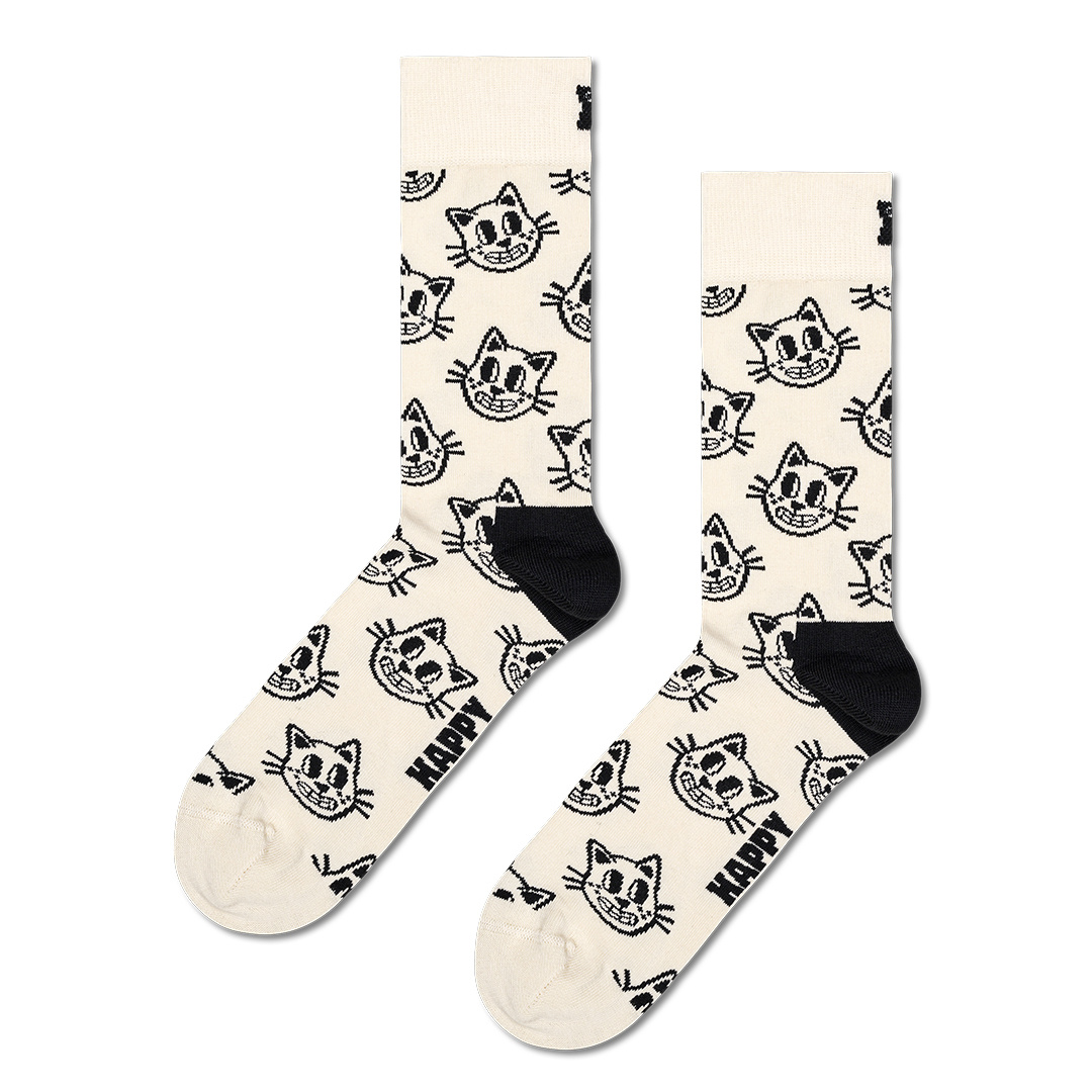 Happy Cat Socks | Maat 36-43 - Kattensokken