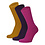 Apollo Apollo Dames Kabelsokken Bamboe 3-Pack