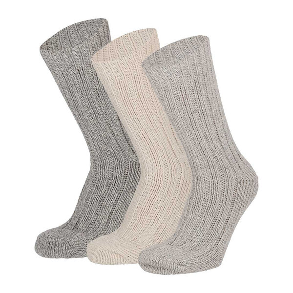 Apollo Apollo Noorse Wollen Damessokken 3-Pack