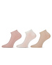 Teckel Rib Sneakersokken Dames 3-pack
