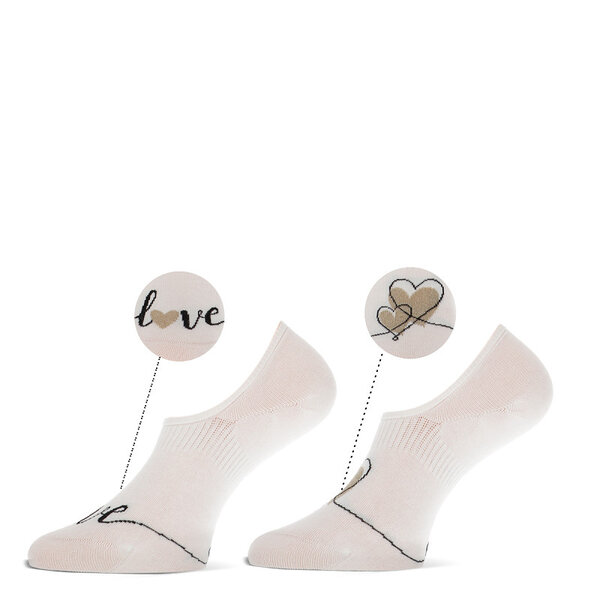 Marcmarcs MarcMarcs Lyss Dames Footies 2-Pack