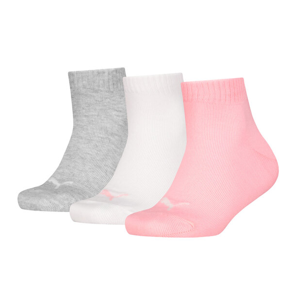 Puma Quarter Kinder Sportsokken 3-Pack Puma