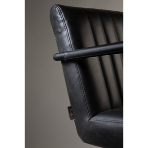 Kwalificatie Kakadu Herstellen Dutchbone eetkamerstoel Stitched Dark Grey - De Troubadour interieurs