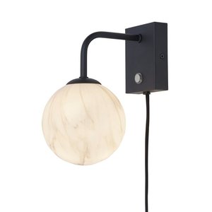 It's about RoMi wandlamp Carrara zwart